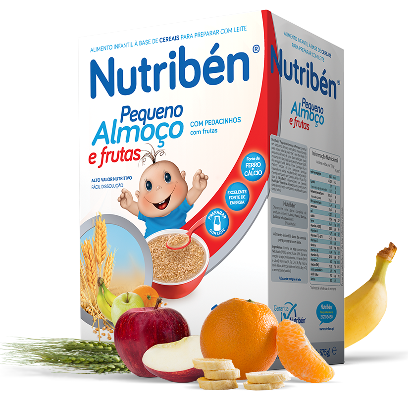 Nutriben Pequeno Almoço Trigo Fruta - 375g