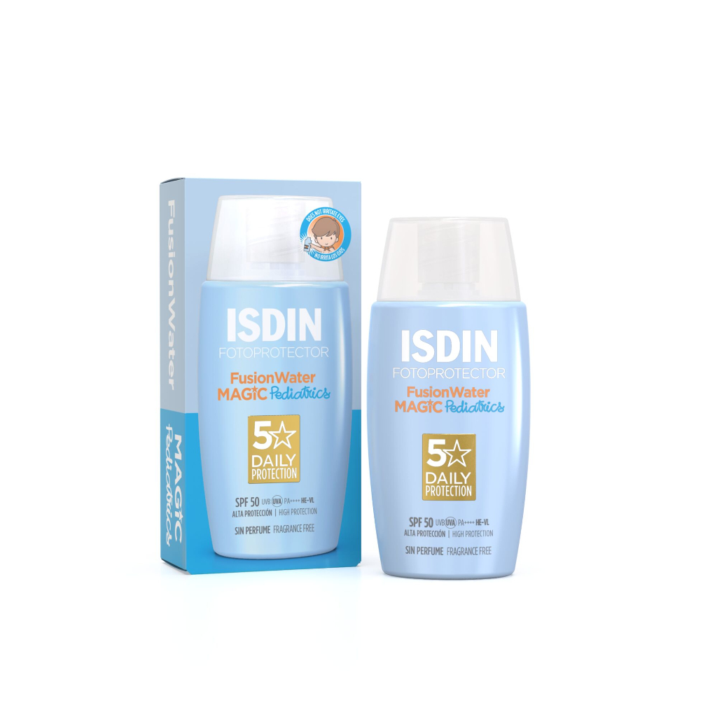 ISDIN Fotoprotector Fusion Water Pediatrics SPF50 50ML - Protetor solar para crianças
