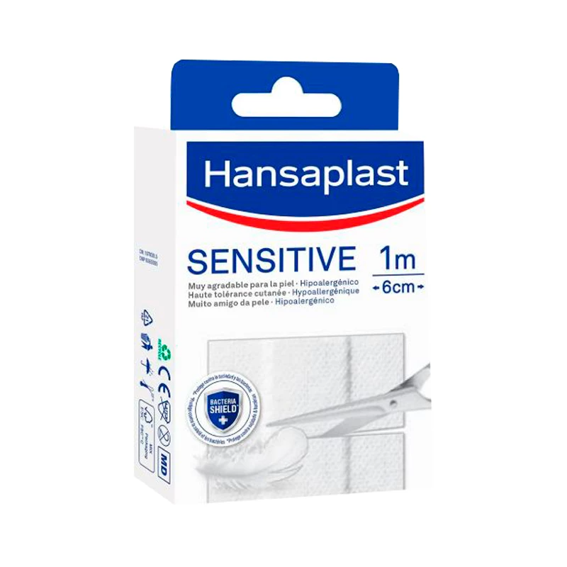 Hansaplast Banda Sensitive - 1m x 6cm