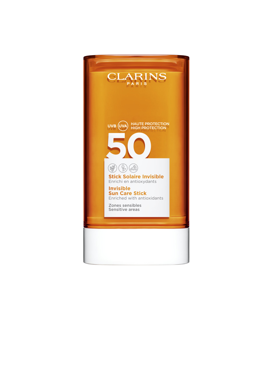 Clarins Sun Face Stick solar Invisivel SPF50+ 17GR