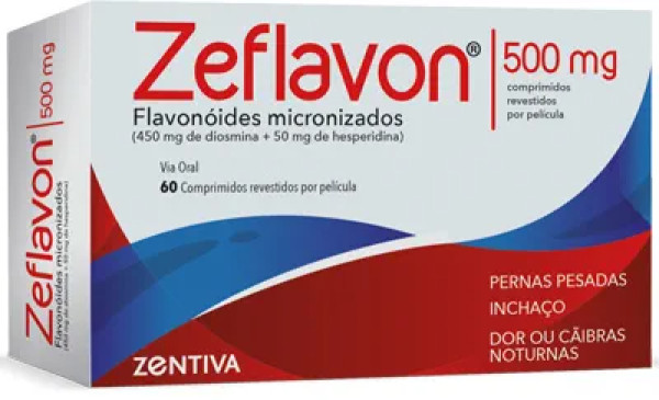 Zeflavon 500 mg Blister comprimidos revestidos película (x60 unidades)