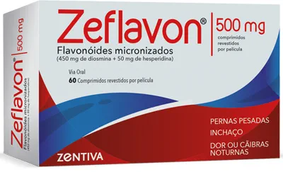 Zeflavon 500 mg Blister comprimidos revestidos película (x60 unidades)