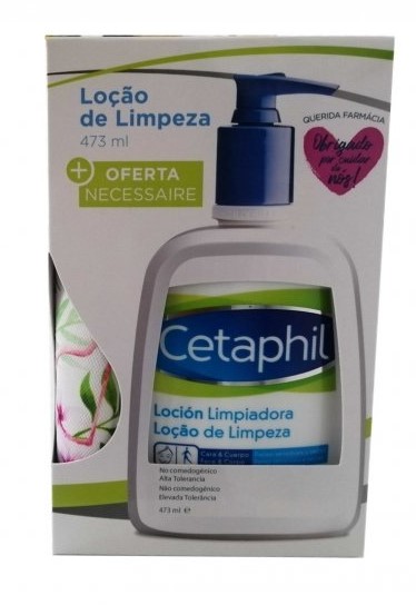 Cetaphil Loção Limpeza - 473ml + Oferta Necessaire