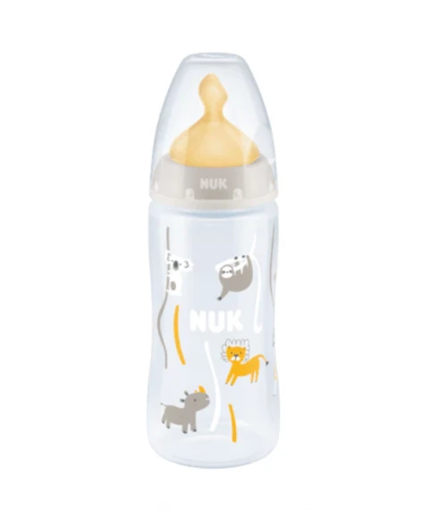 Nuk Biberão First Choice_ Latex_ Indicação Temperatura_6-18meses - 300ml