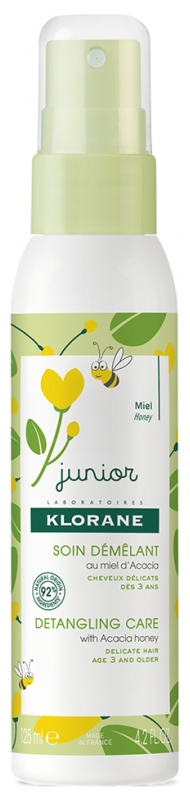 Klorane Junior Spray Desembaraçador Mel Acácia- 125Ml