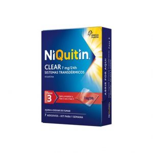 Niquitin Clear, 7 mg/24 h (x14 sistemas transdérmicos)
