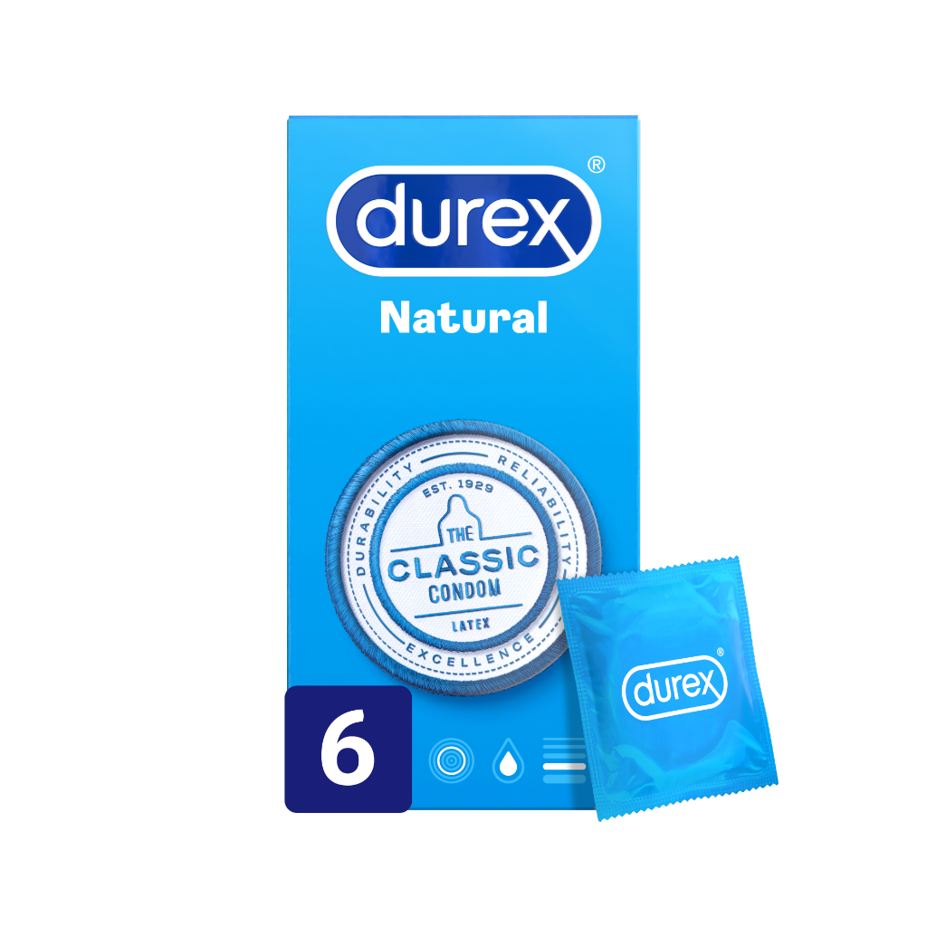 Durex Natural Plus (x6 preservativos)