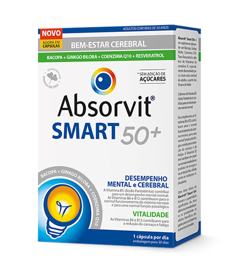 Absorvit Smart50+ cápsulas (x30 unidades)