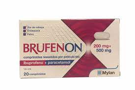 Brufenon MG, 200 mg + 500 mg (x20 comprimidos revestidos película)