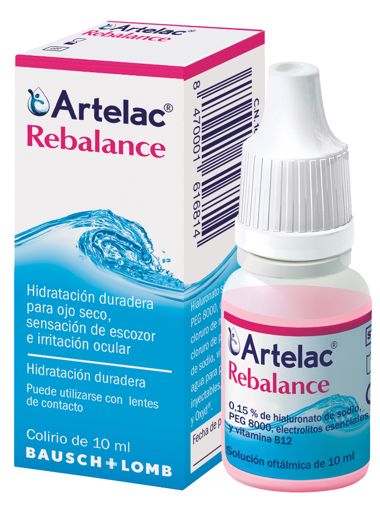 Artelac Rebalance Colírio Lentes Contacto - 10ml