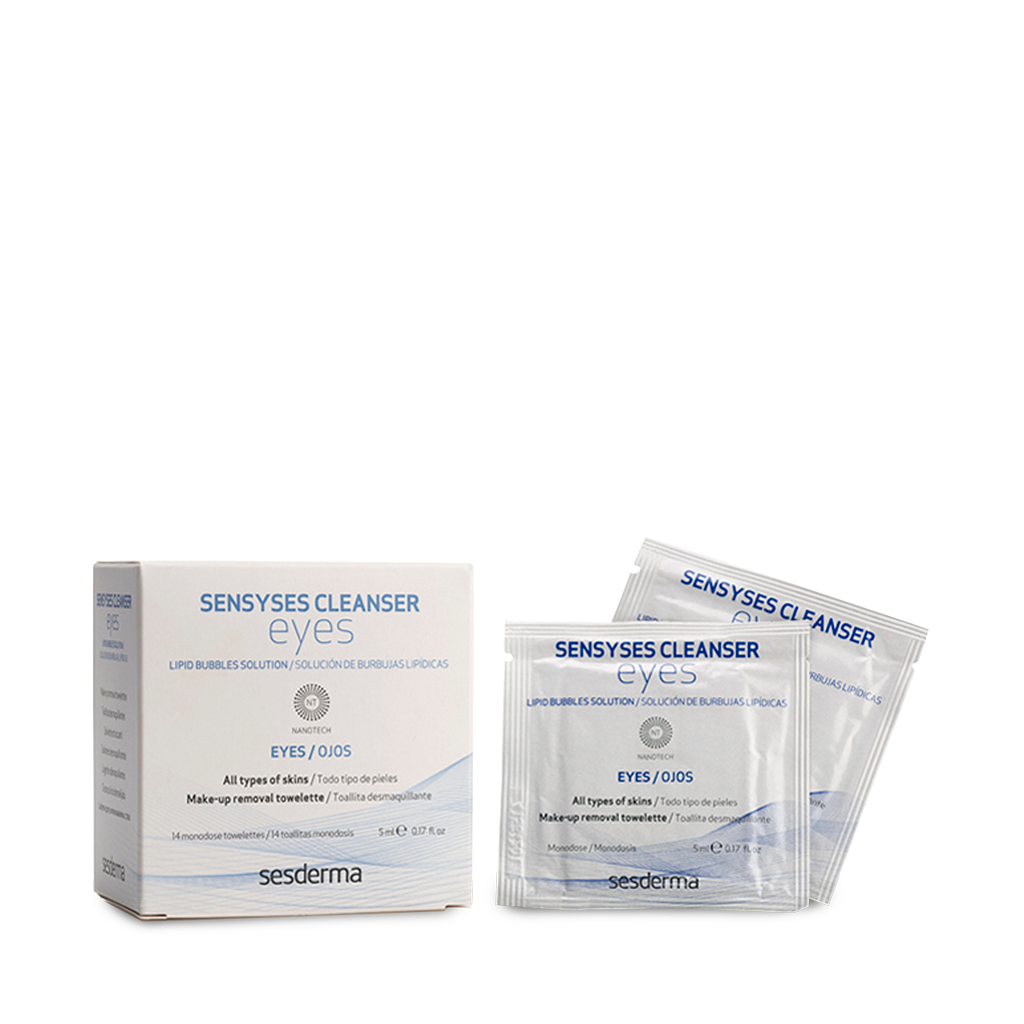 Sesderma Sensyses Cleanser Eyes Toalhitas Monodoses - 5ml (x14 unidades)