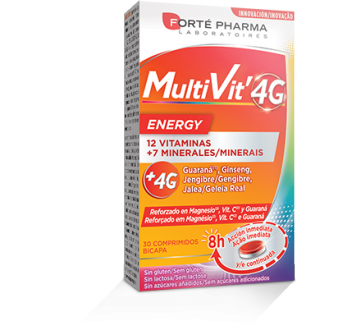 Forté_Multivit 4G Energy (x30 comprimidos)