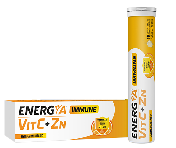 Energya Vitamina C + Zinco Immune (x18 comprimidos Efervescentes)