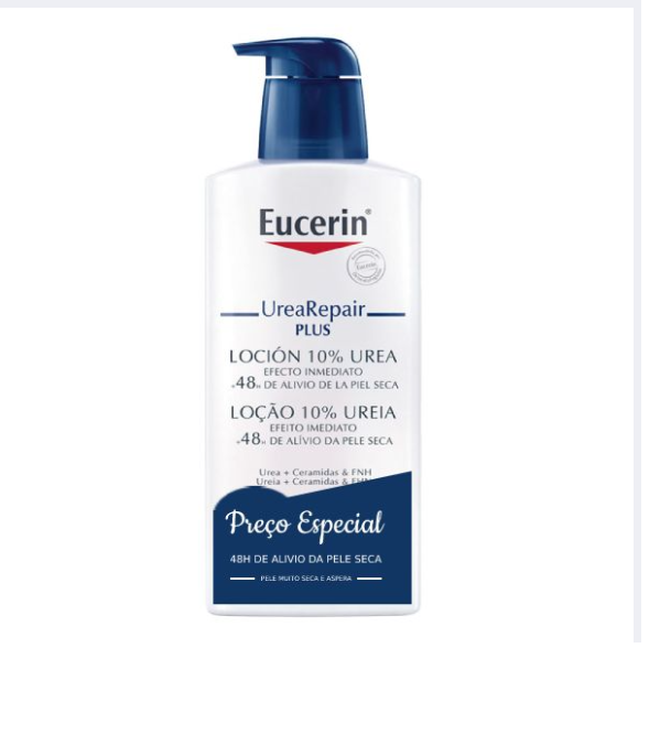 Eucerin UreaRepair PLUS Loção 10% Ureia Pele Seca Áspera - 1l (Preço especial)