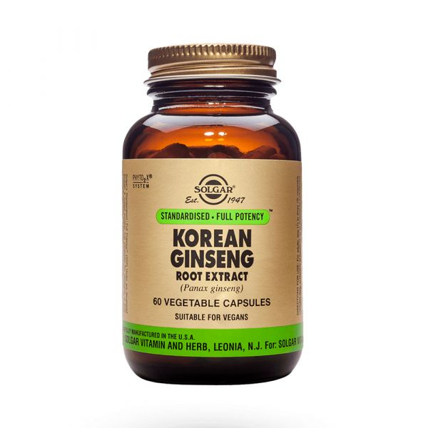 Ginseng Coreano_Solgar (x60 comprimidos)