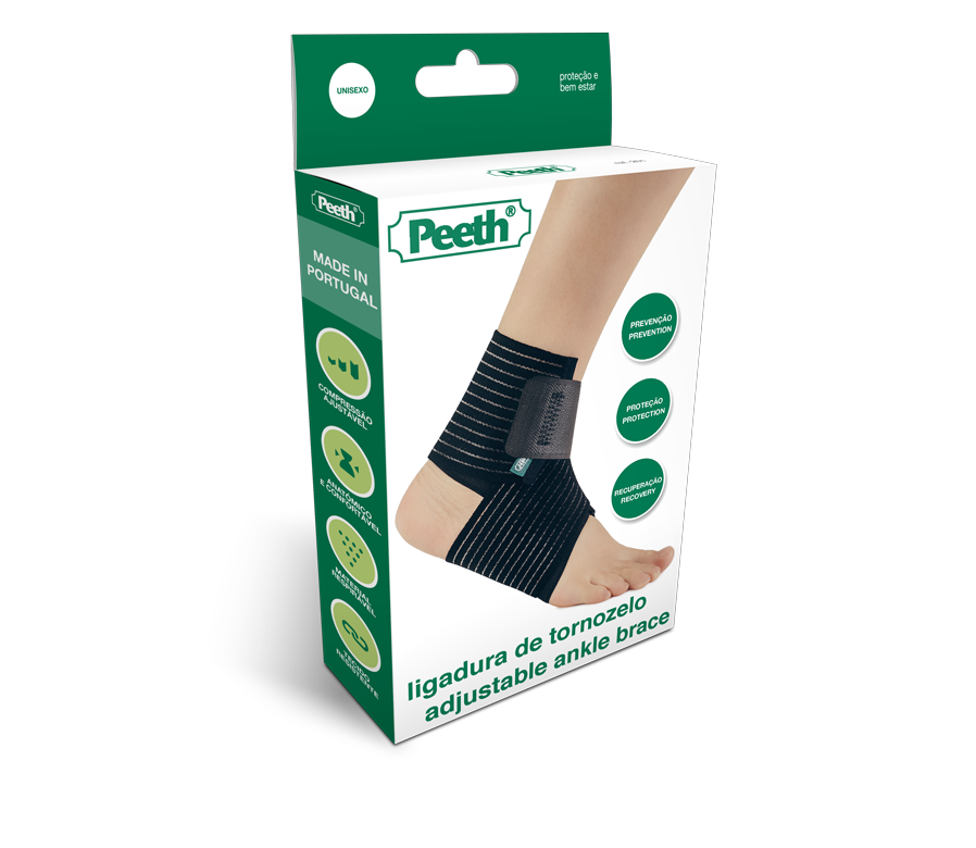 Peeth Ligadura Tornozelo_Pequena_ Preta