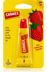 Carmex Tubo Hidratação Labial_ Morango_ SPF15 - 10g