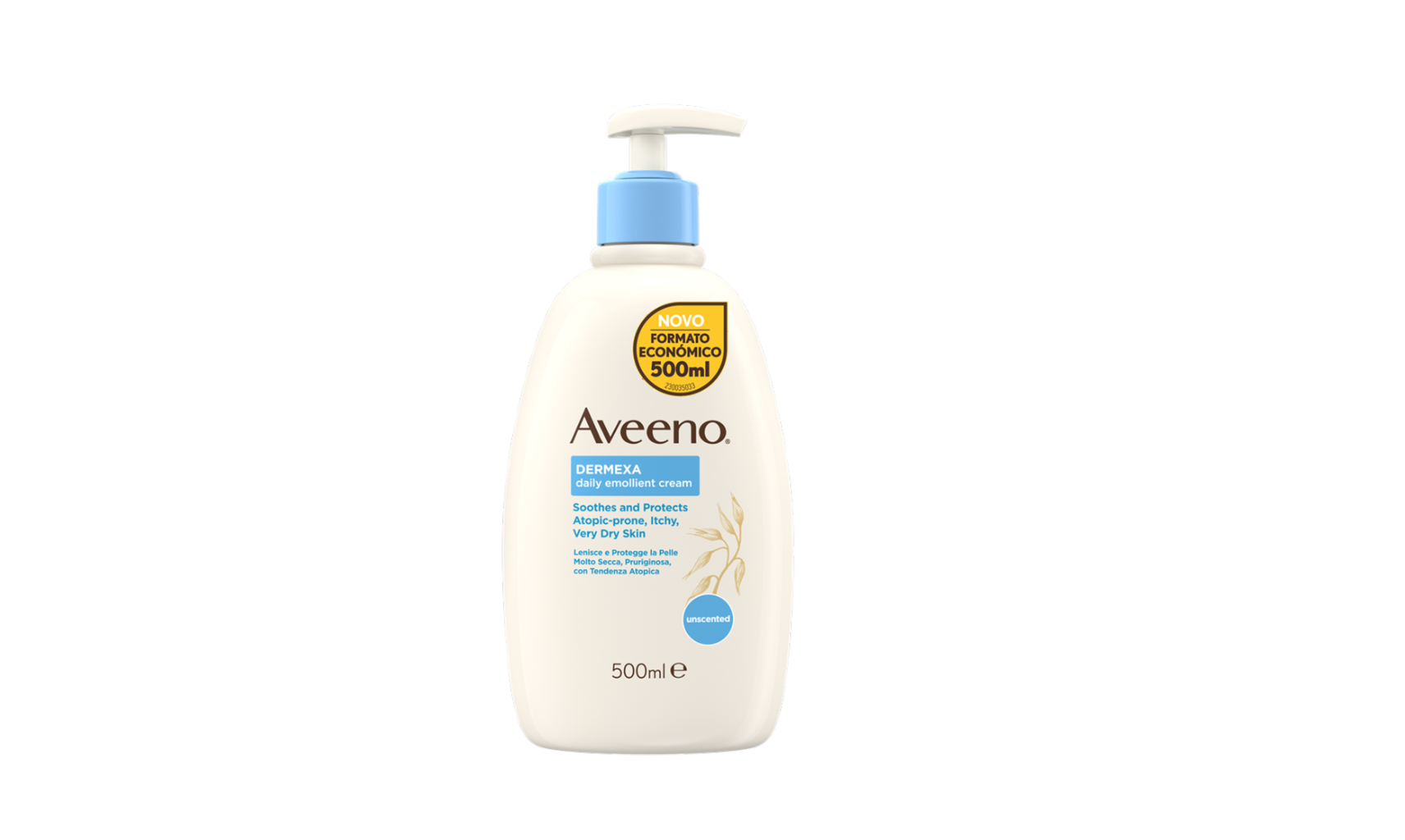Aveeno Dermexa Creme emoliente - 500ml (Formato económico)