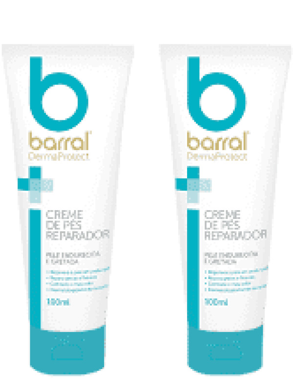 Barral DermaProtect Creme Pés Reparador - 100ml (DUO c/ Preço Especial)