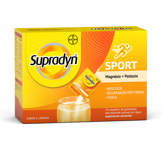 Supradyn Sport_ Magnésio + Potássio_ Granulado (x24 saquetas)