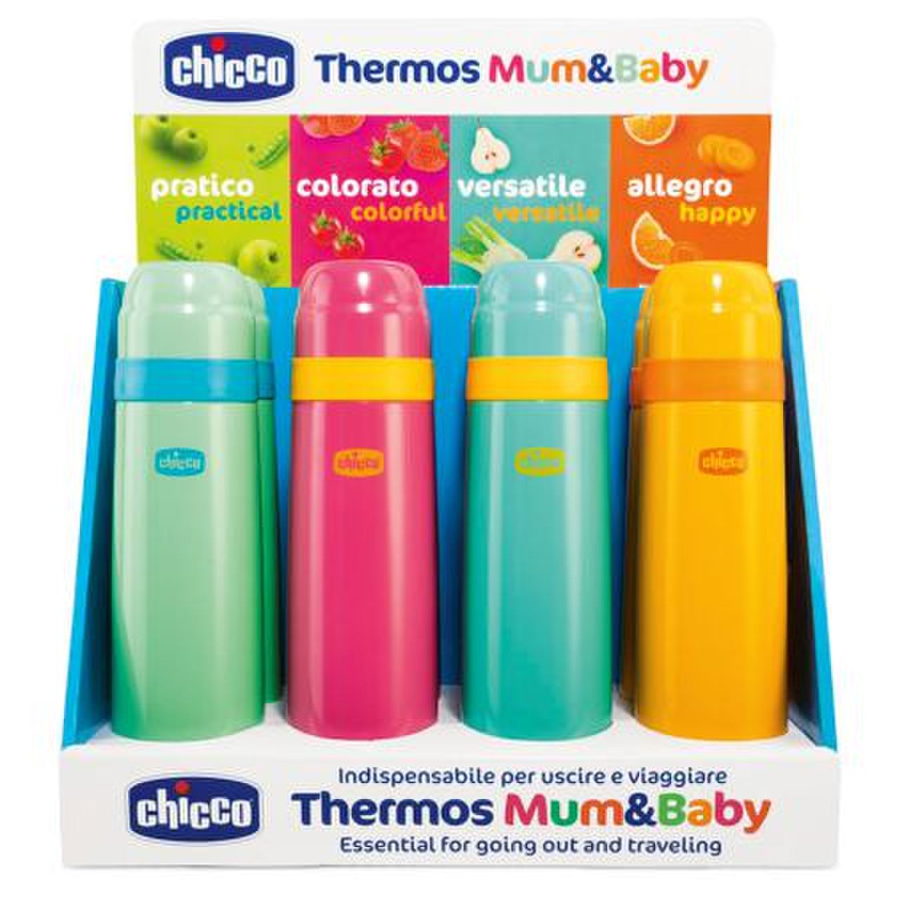 Chicco Garrafa Água Térmica Colorida - 500ml