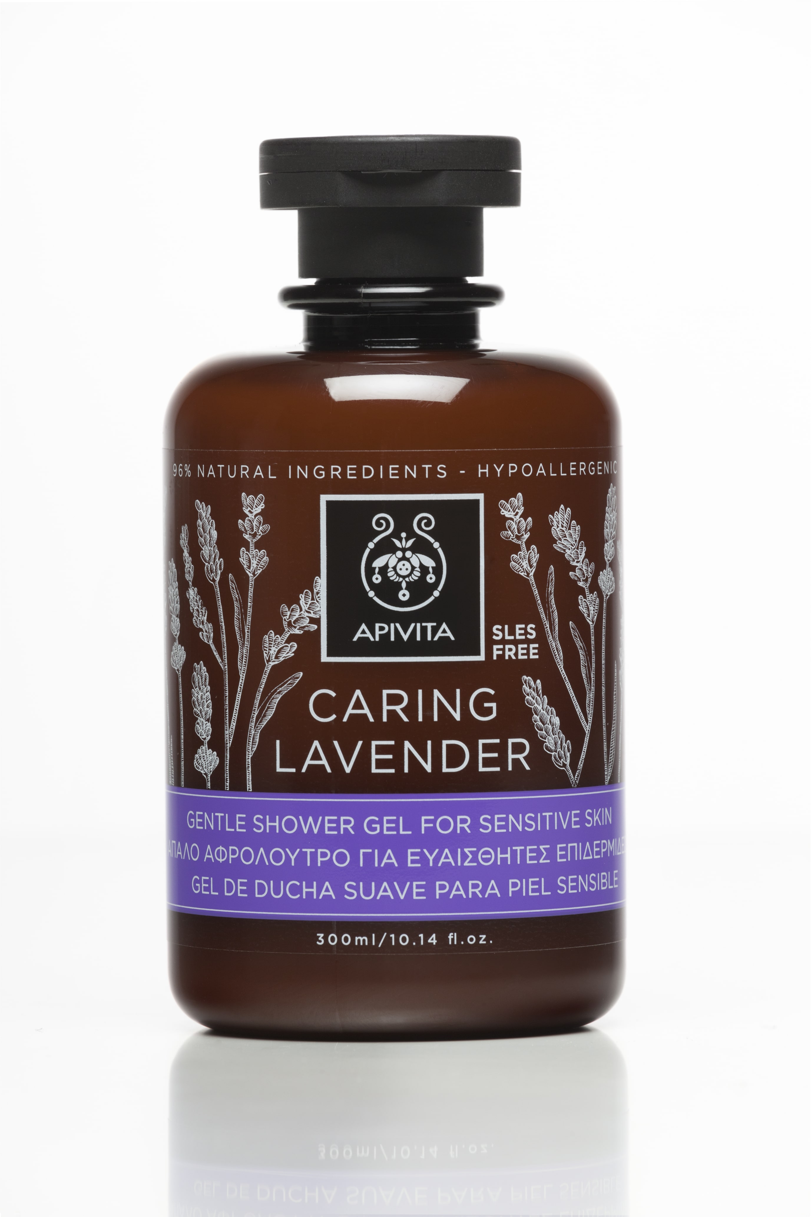 Apivita Gel Banho Corpo_ Caring Lavender - 250ml