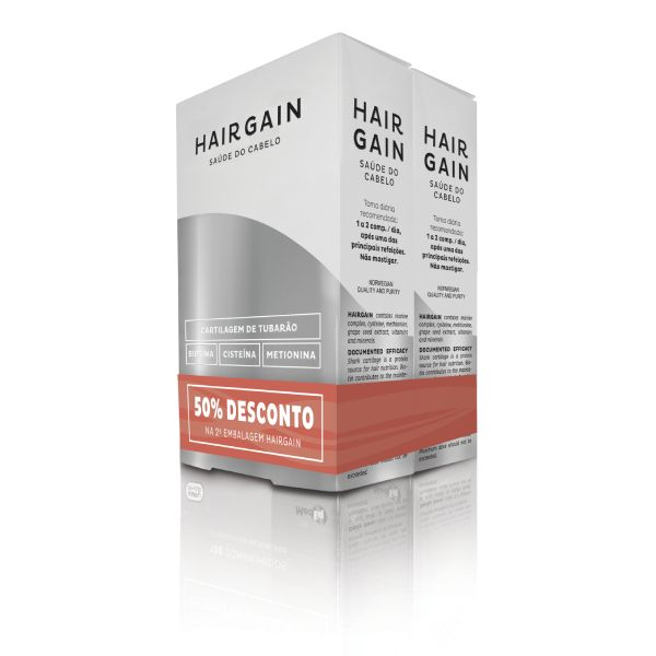 Hairgain comprimidos (Desconto 50% 2ª Embalagem)