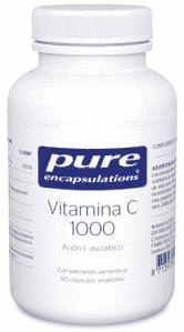 Pure Encapsulation_ Vitamina C - 1000mg (x90 cápsulas)