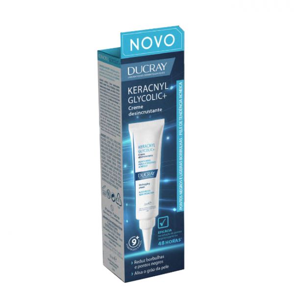 Ducray Keracnyl Creme Glycolic - 30ml