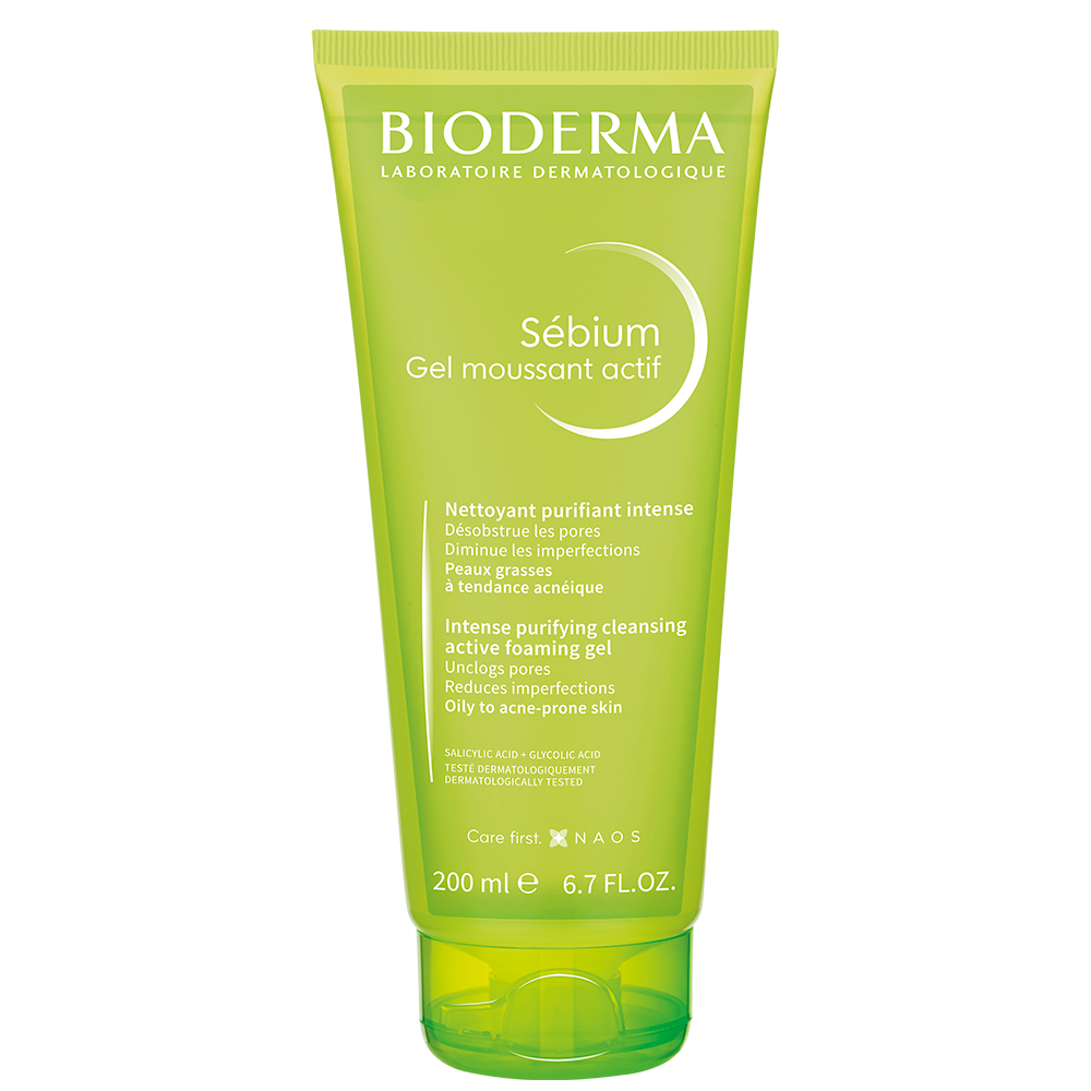 Sebium Bioderma Gel Moussant Actif - 200ml