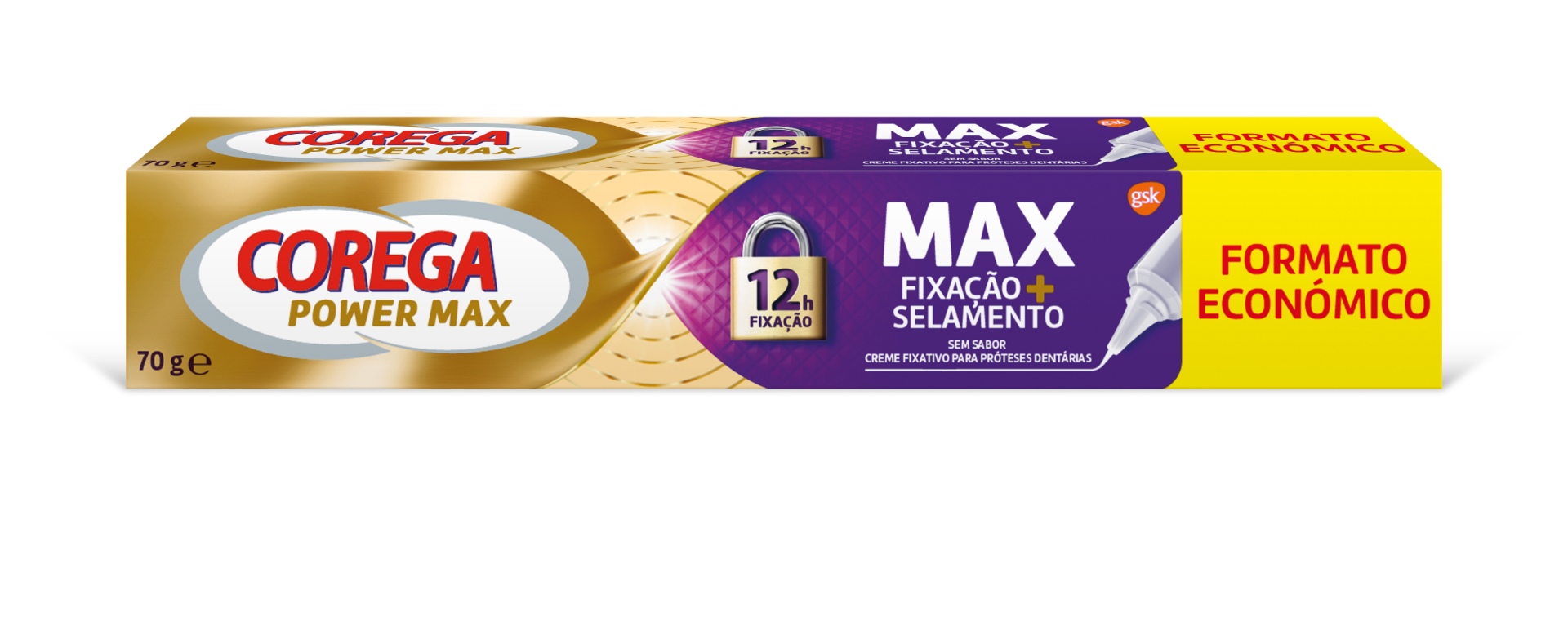 Corega Selamento Máximo Creme Fixador Próteses - 70g