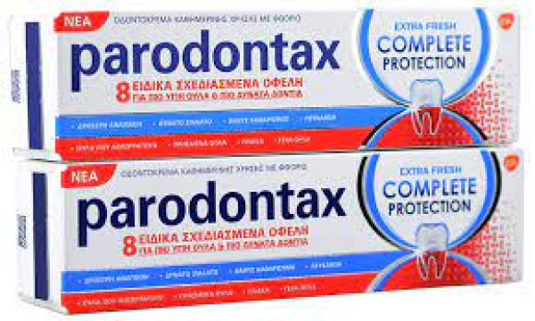 Parodontax Complete Protection Pasta dentífrica extra fresh - 75ml (DUO c/ Desconto 50% 2ª Embalagem)
