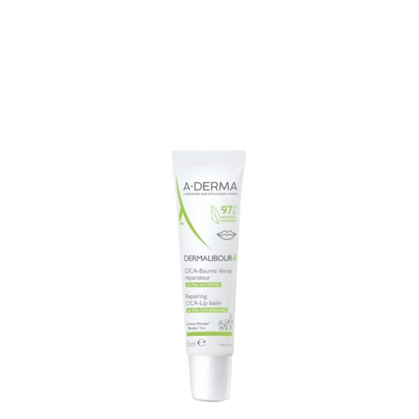 A-Derma Dermalibour+ Cica Bálsamo Reparador Labial - 15ml