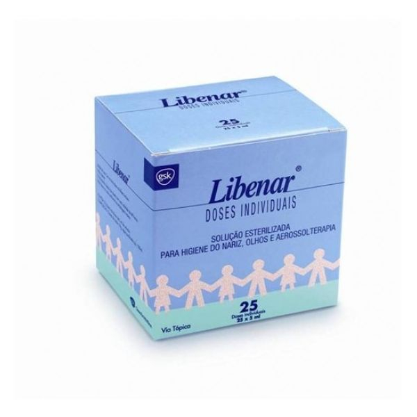 Libenar Soro fisiológico estéril - 5ml (x25 monodoses) c/ Desconto