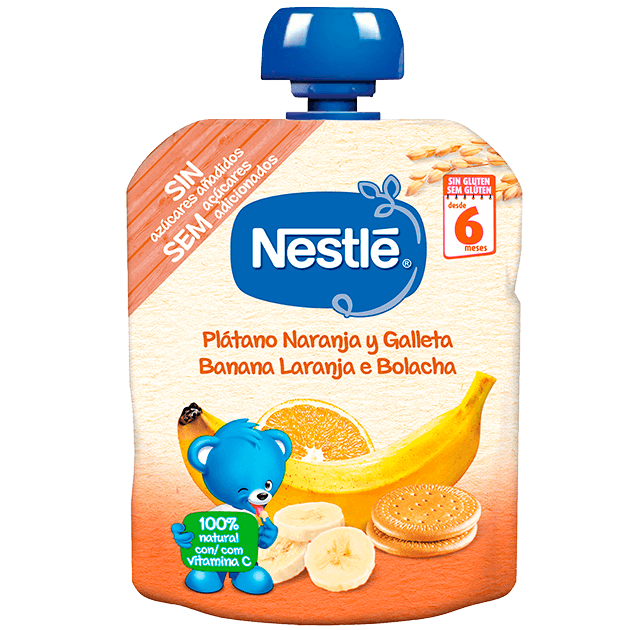Nestle Banana Laranja Bolacha_6M+ - 90g
