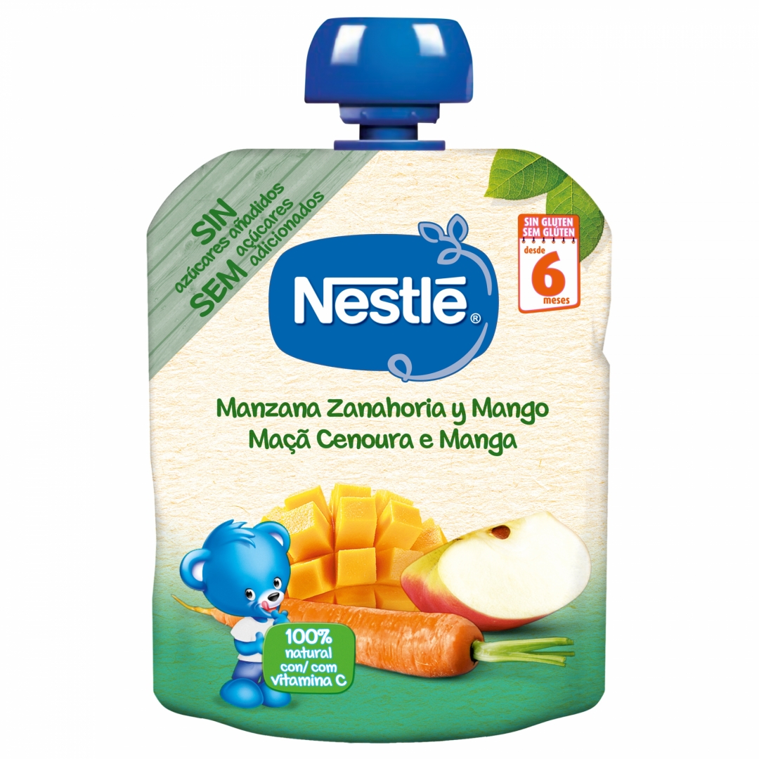 Nestle Maçã Cenoura Manga_6M+ - 90g