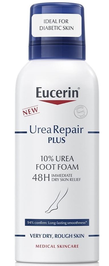 Eucerin Pele Seca Ureia Espuma Pé Diabético - 150ml