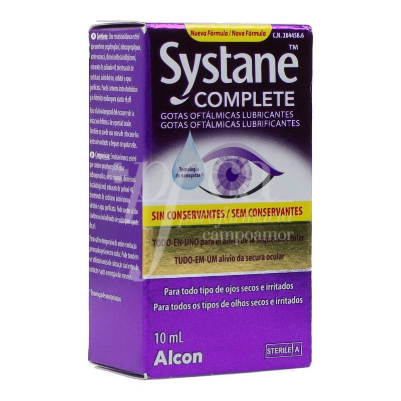 Systane Complete s/ Conservantes Gotas Oftálmica - 10ml