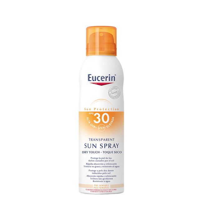 Eucerin Sunbody Sensitive Spray Toque Seco SPF30 - 200ml