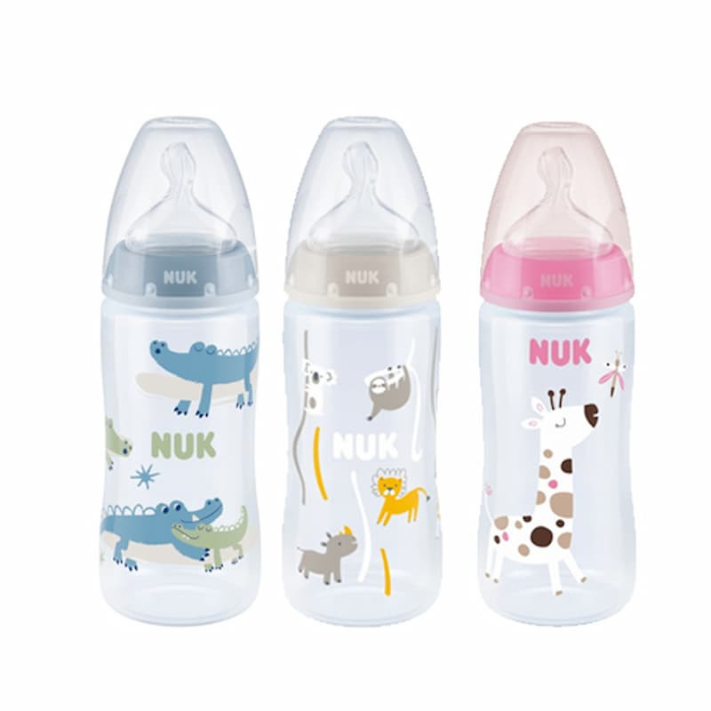 Nuk Biberão First Choice+ Silicone_ Flow Controlo Indicador Temperatura - 300ml