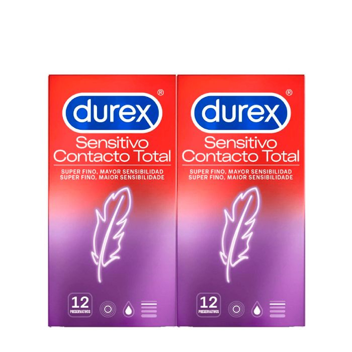 Durex Sensitivo Contacto Total Preservativos (x12 unidades) DUO c/ Oferta 2ª Embalagem