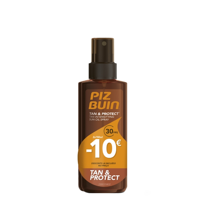 Piz Buin Tan&Protect  Óleo Spray Acelerador Bronzeado SPF30 - 150ml (DUO)