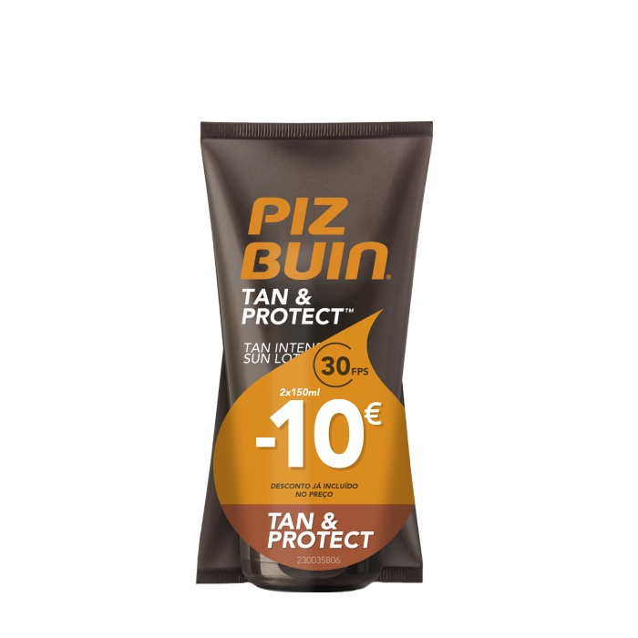 Piz Buin Tan & Protect Loção Solar Intensificadora Bronzeado SPF30 - 150ml (Duo c/ Desconto)