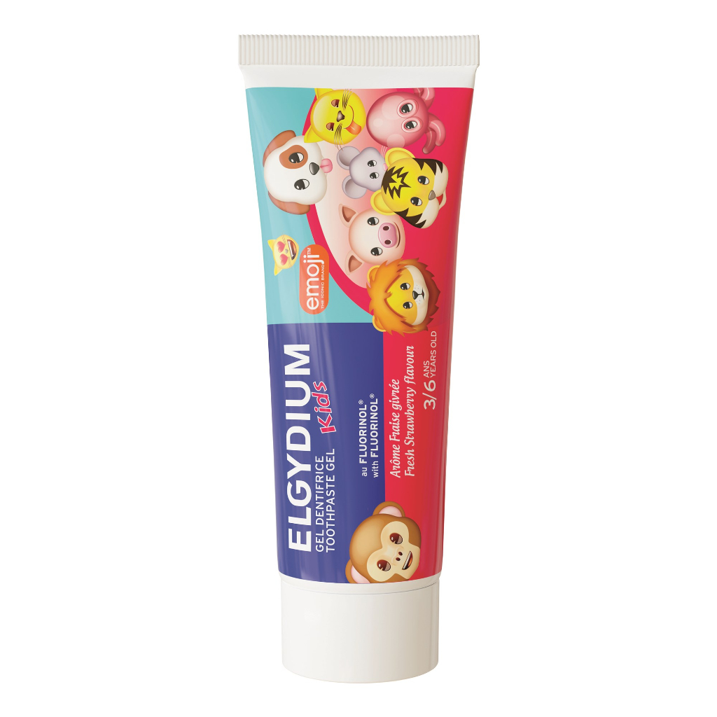 Elgydium Kids Gel Dentifrico Emoji_ Morango - 50ml