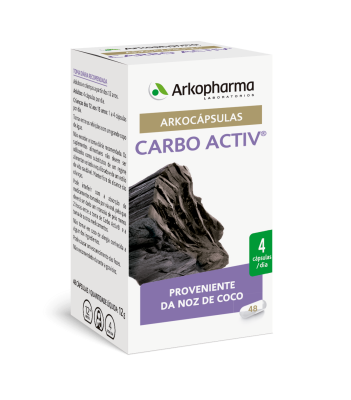 Arkocapsulas Carbo Activ BIO (x40 cápsulas)