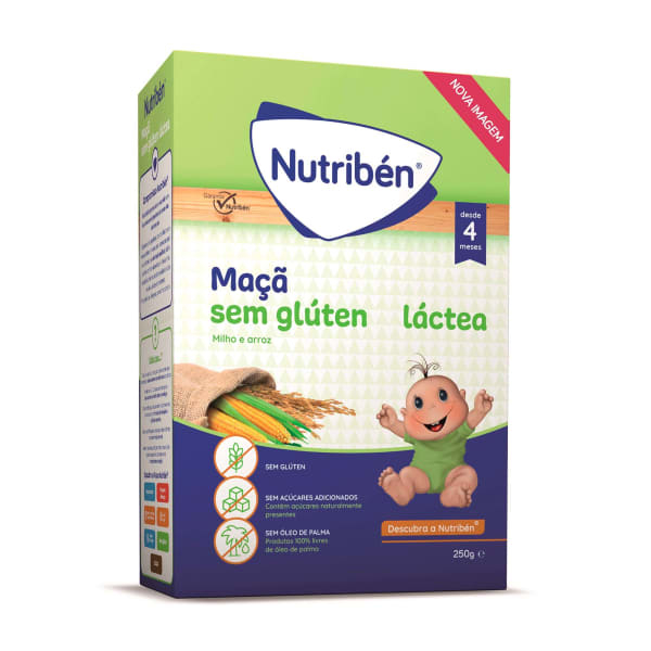 Nutriben Farinha Láctea Maçã s/Gluten -  250g