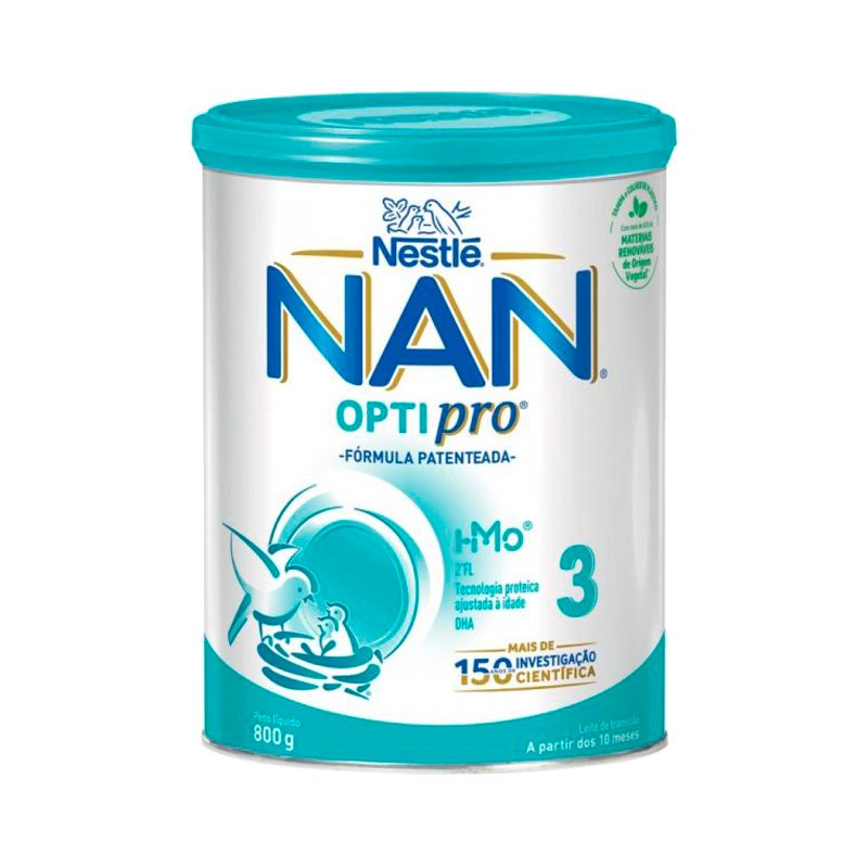 Nan Optipro 3 Leite Crescimento_ 12M+ - 800G