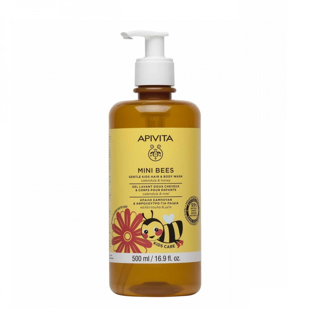 Apivita mini Bees Gentle Kids Cabelo/Corpo - 500ml