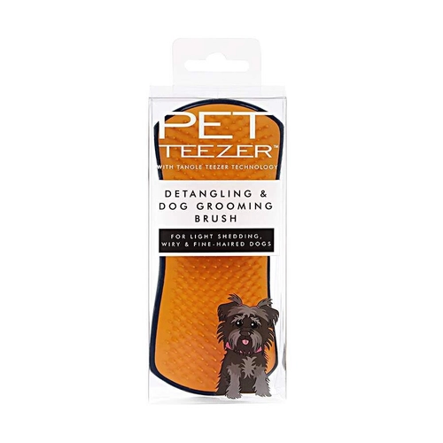 Pet Teezer Escova Cão Detangling Navy/Orange