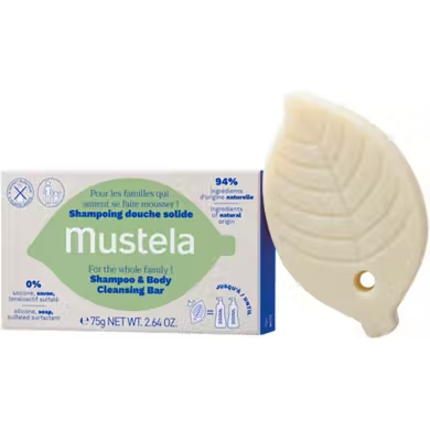 Mustela Pele Normal Sabonete Sólido Corpo/Cabelo - 75g